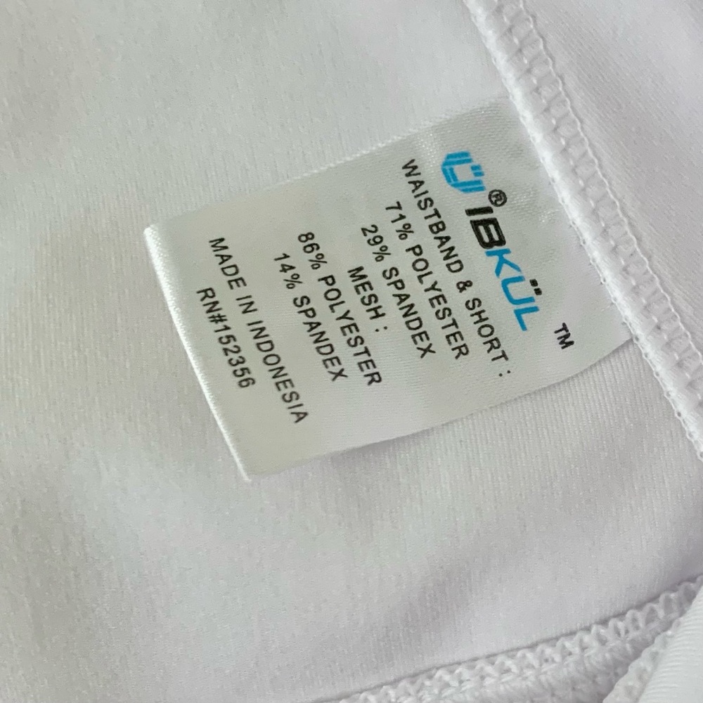 New Ibkul White Tennis Skirt Skort UPF 50 - Picture 4 of 8